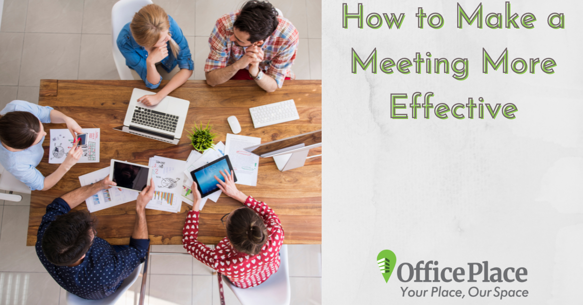 How to Make a Meeting More Effective