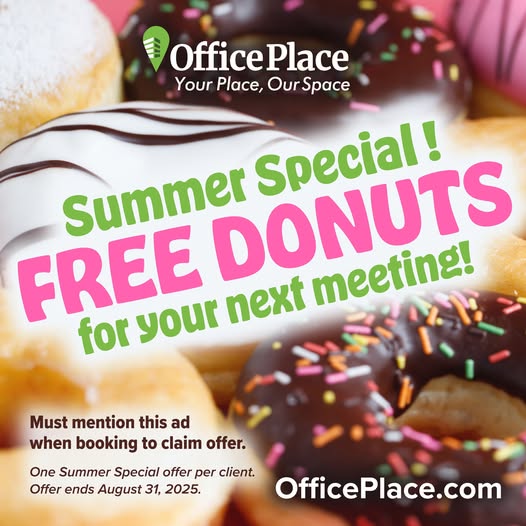 Free Donuts for your next meeting!
